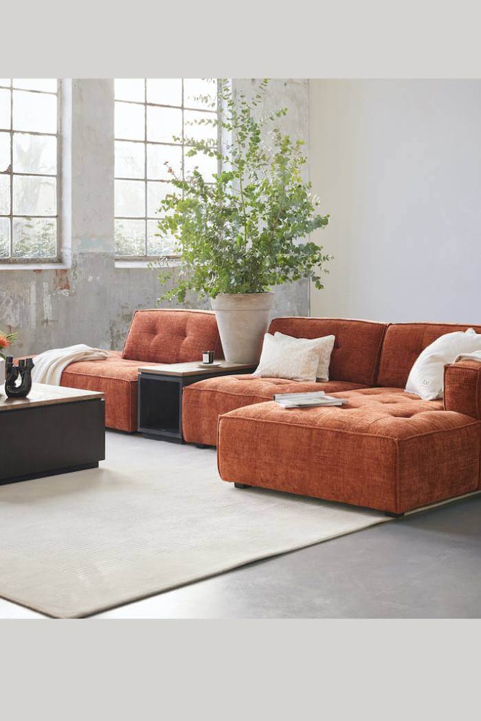 Sofa in Orange von Riviera Maison